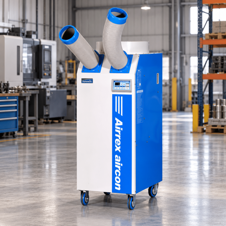מזגן נייד תעשייתי AIRREX HSC-2500 לקירור נקודתי במאפייה תעשייתית