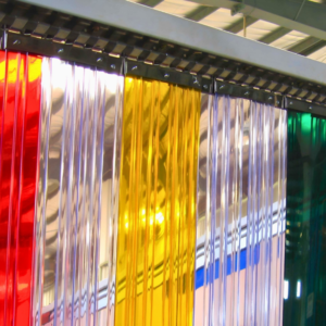 PVC שקוף צבעוני לגלריה