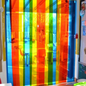PVC שקופות צבעוניות לגלריה 4