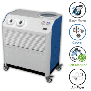 מזגן נייד תעשייתי BTU 90 אלף