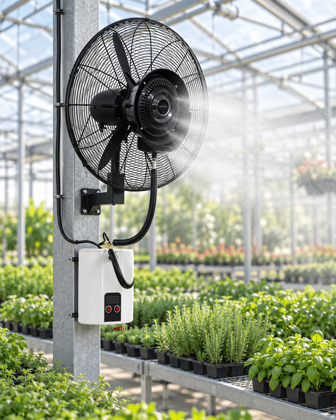 מערפל מים בתליה 30 אינץ' ANIA Mist Fan Wall MF750W