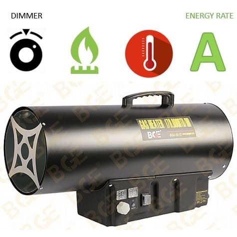 תנור אוויר גז פד"ח BGE LPG BGA1401-50