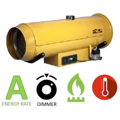 תנור אוויר חם גז Oklima PH/n 350