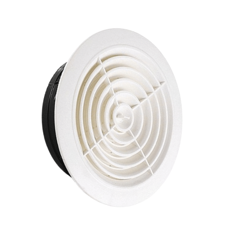 מפזר אוויר תקרתי עגול עשוי פלסטיק (ABS) 100 מ"מ ANIA