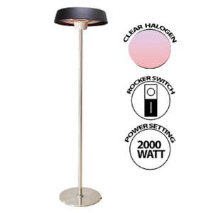 מנורת חימום עומדת תמונה עם אייקונים copy