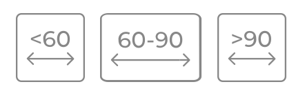 אחרי מטבח בגודל 12 בחרו את רוחב קולט האדים שלכם