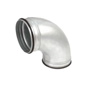 HVAC Galvanized Steel Duct Fitting 90° Bend - תמונה מקדימה